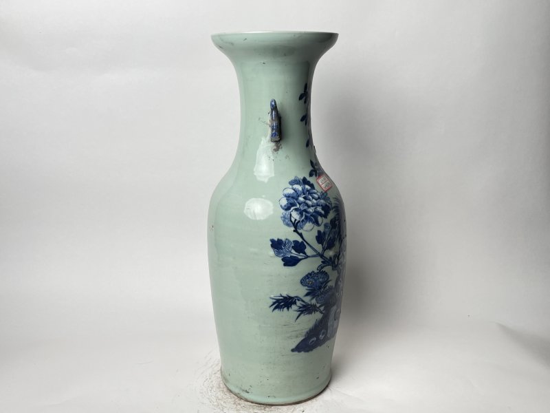清 300件青花花鸟纹嫁妆瓶 - 图4