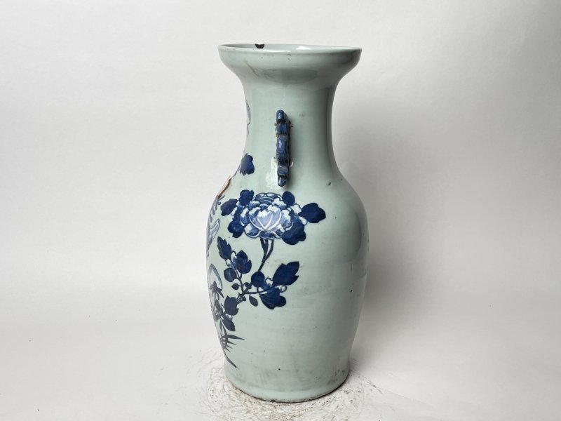 清 150件青花花鸟纹嫁妆瓶 - 图2