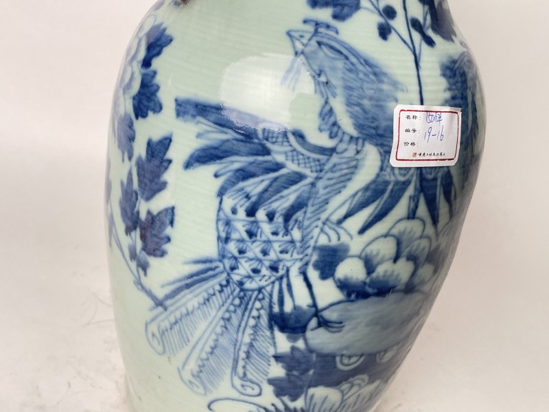 清 150件青花双凤纹嫁妆瓶 - 图5