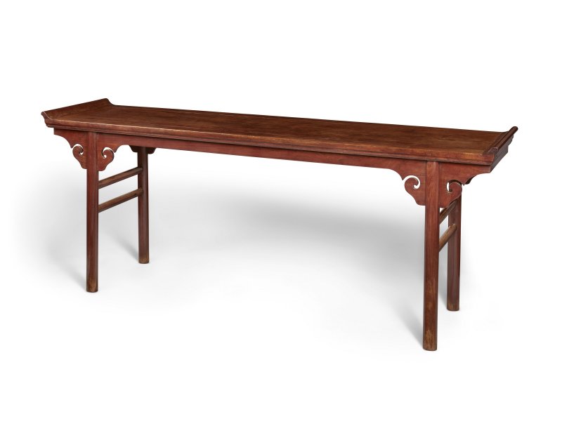 A RARE HUANGHUALI RECESSED-LEG TABLE  CHINA, 17TH-18TH CENTURY