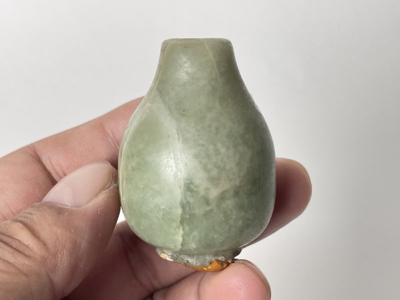 清 翡翠烟瓶 - 图4
