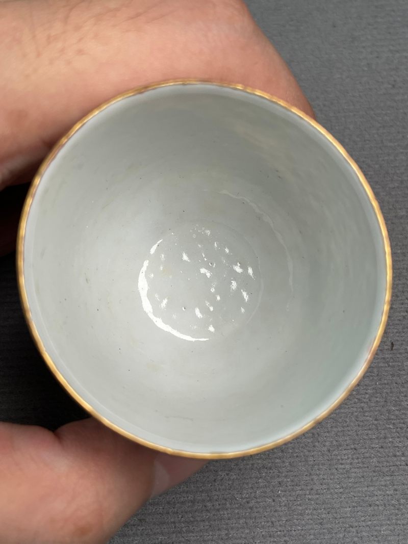民国 珐琅彩蝴蝶杯 - 图8