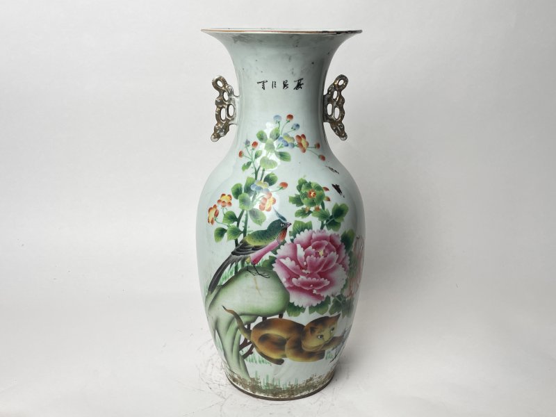 民国 150件粉彩花鸟纹嫁妆瓶 - 图1