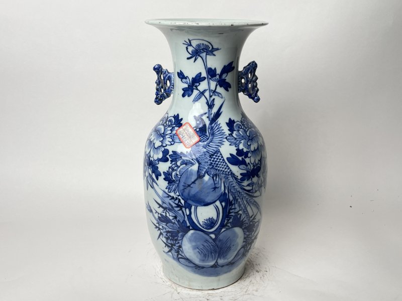 清 150件青花花鸟纹嫁妆瓶 - 图1