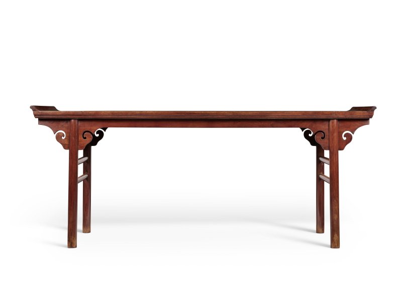 A RARE HUANGHUALI RECESSED-LEG TABLE  CHINA, 17TH-18TH CENTURY - 图2