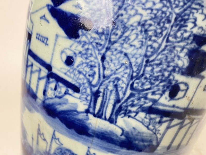 清 150件青花山水人物嫁妆瓶 - 图7