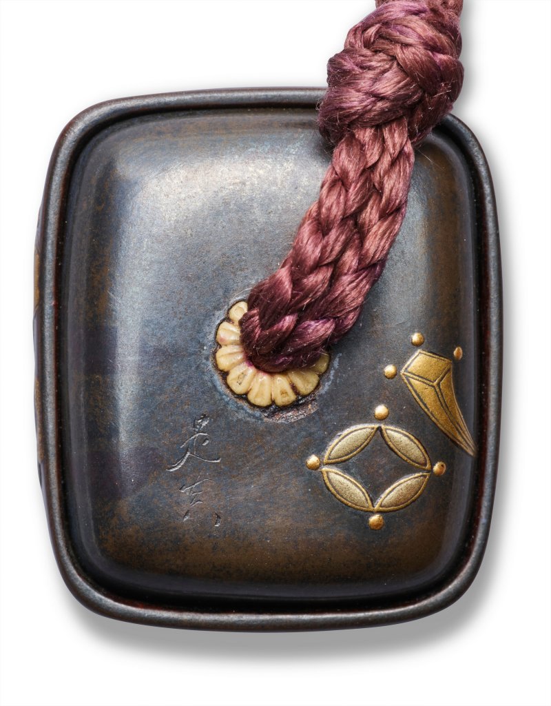 A LACQUER FOUR-CASE INRO WITH MATCHING LACQUER HAKO-NETSUKE  JAPAN, MEIJI PERIOD (LATE 19TH CENTURY), EACH SIGNED ZESHIN (SHIBATA ZESHIN; 1807-1891) - 图5