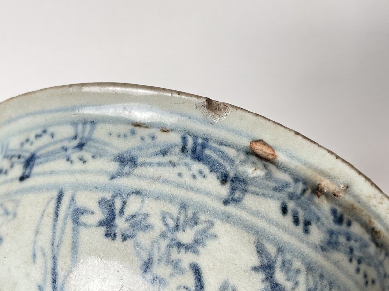 明 青花花卉纹碗 - 图8