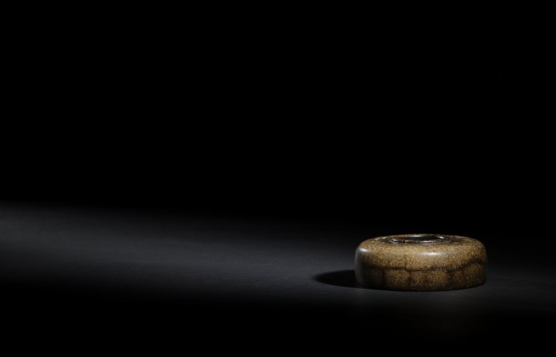 An inscribed stone waterpot, Signed Cangshuo, By Wu Changshuo (1844–1927), Qing dynasty | 清　吳昌碩石製水盂　《倉碩》款 - 图3