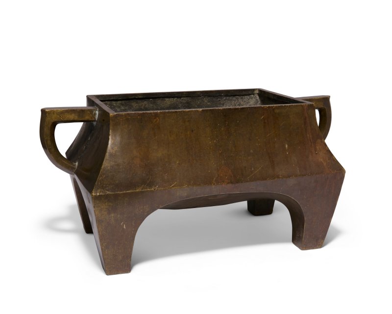 A MASSIVE TETRAPOD BRONZE CENSER  CHINA, QING DYNASTY, XIANFENG SIX-CHARACTER MARK AND OF THE PERIOD (1851-1861) - 图5