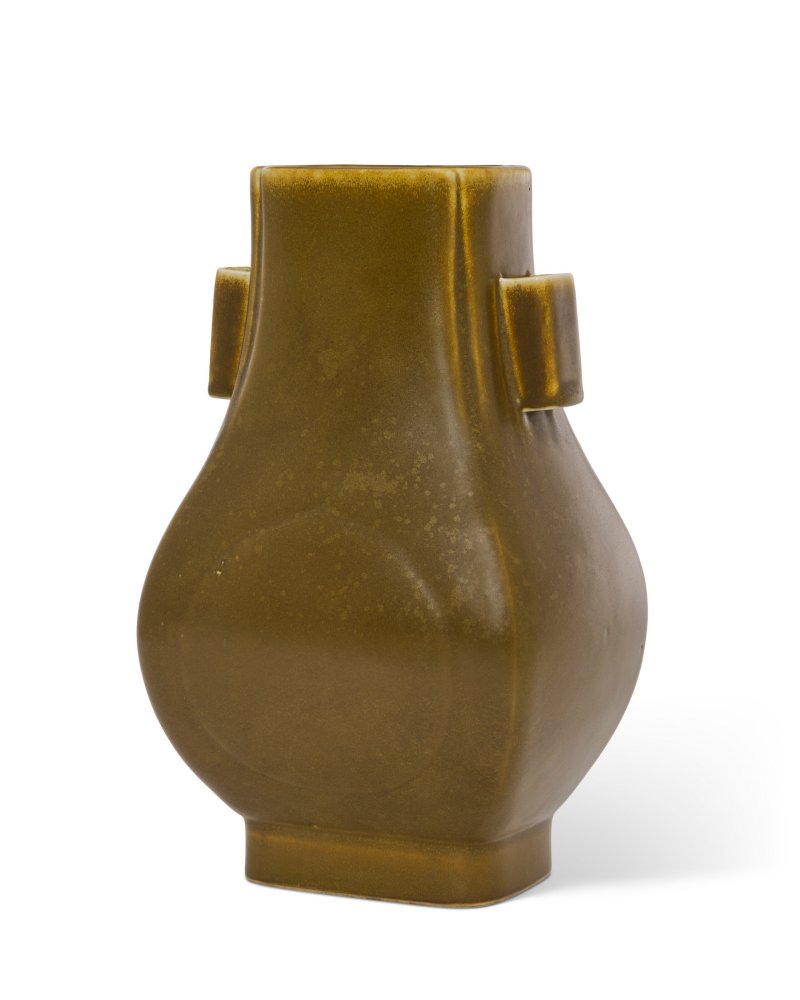 A TEADUST-GLAZED VASE, HU  CHINA, QING DYNASTY, GUANGXU SIX-CHARACTER INCISED MARK AND OF THE PERIOD (1875-1908) - 图3
