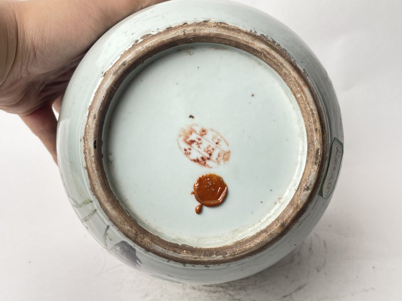 民国 粉彩花鸟纹罐 - 图8