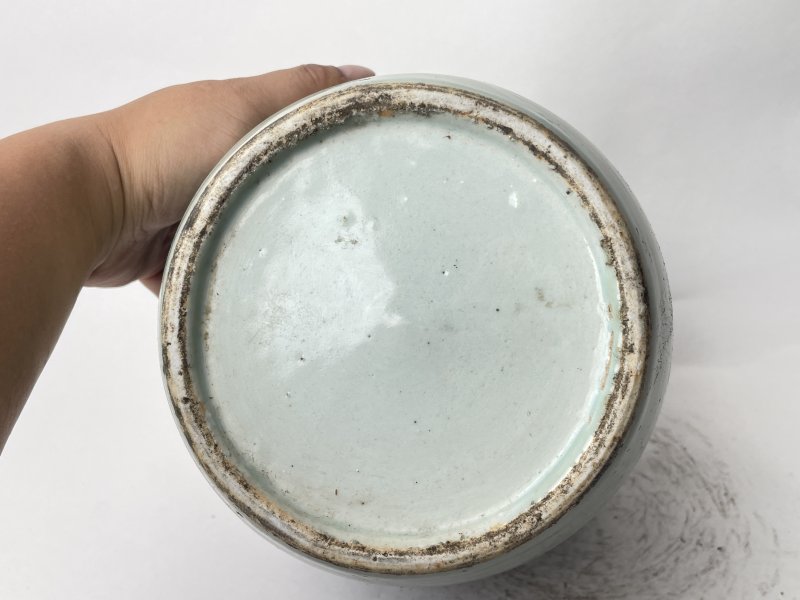 清 青花蝶恋花花卉纹罐 - 图6