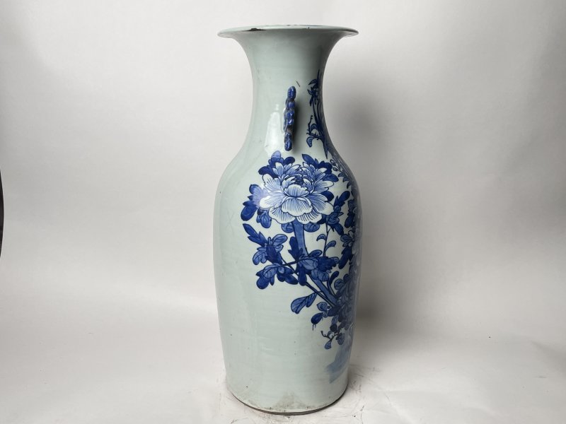 清 300件青花花鸟纹嫁妆瓶 - 图7