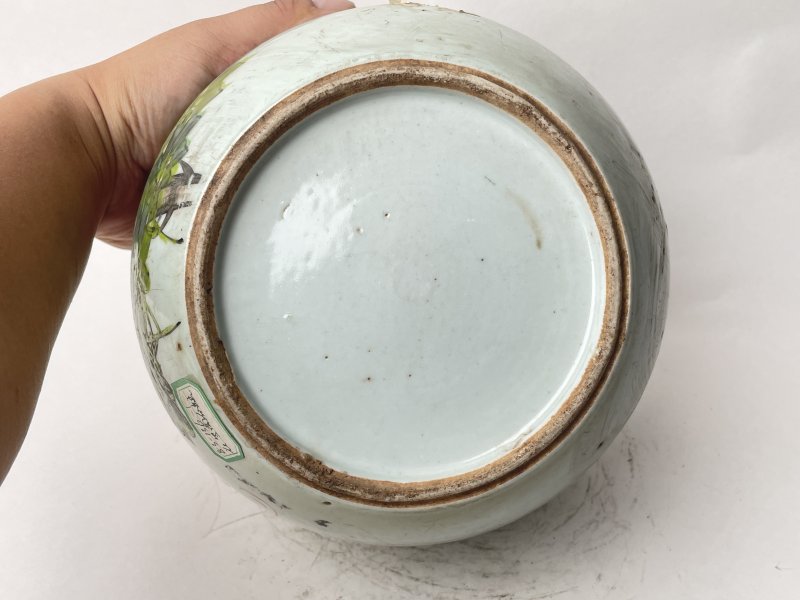 民国 粉彩花鸟纹罐 - 图8
