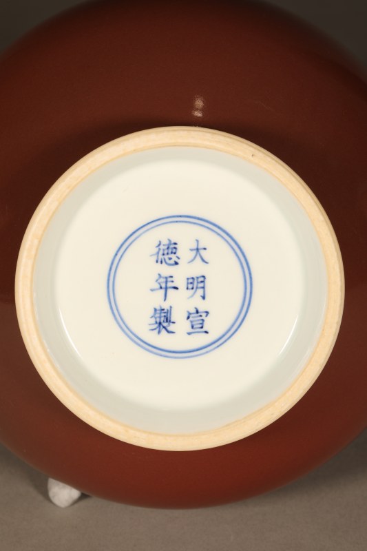 清乾隆 霁红釉玉壶春瓶 - 图2