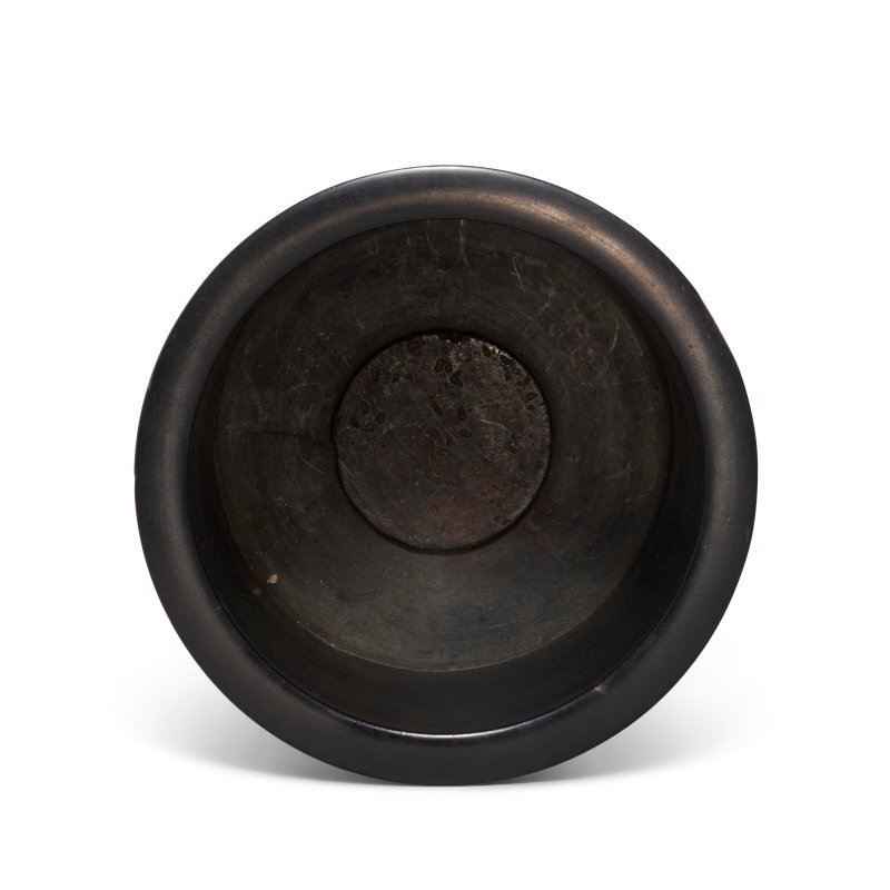 A LARGE ZITAN BRUSH POT  CHINA, QING DYNASTY, 18TH CENTURY - 图3