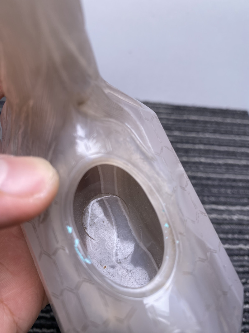 清乾隆 “永寿之宝”款冰糖玛瑙赑屃砚滴 - 图24