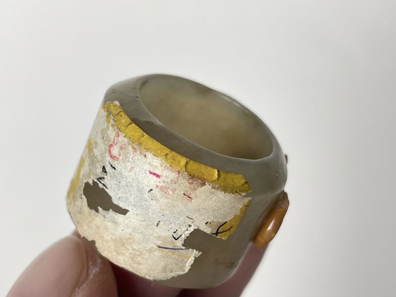 清 白玉扳指 - 图3