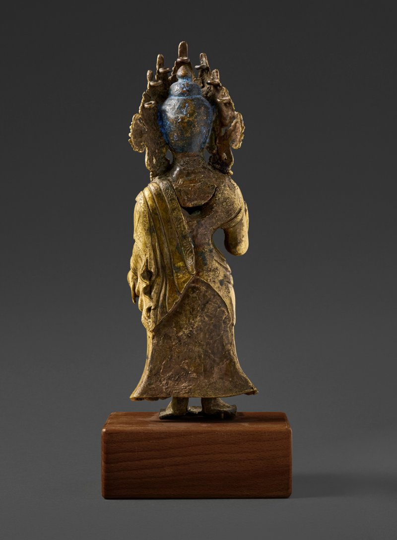 A COPPER ALLOY FIGURE OF DIPANKARA BUDDHA  NEPAL, 18TH-19TH CENTURY - 图6