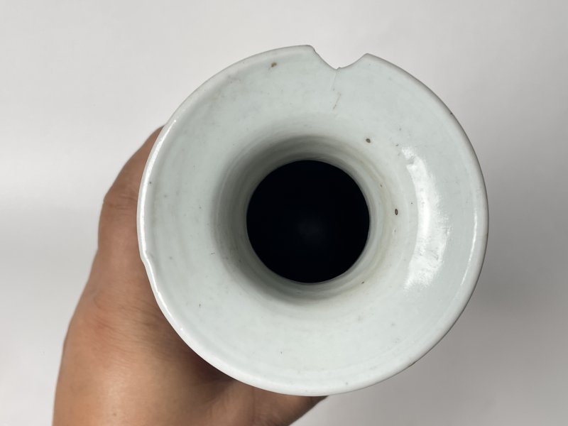 民国 矾红彩少师太师双耳瓶 - 图8