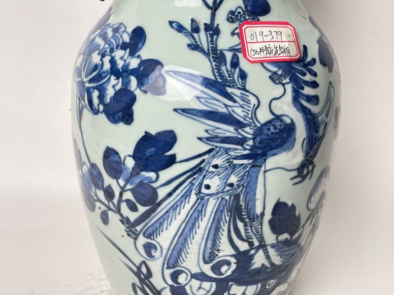 清 150件青花花鸟纹嫁妆瓶 - 图7