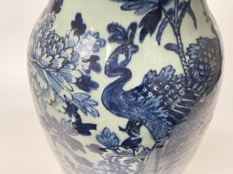清 150件青花花鸟纹嫁妆瓶 - 图5