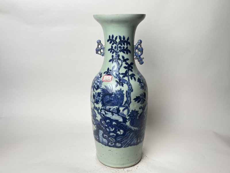 清 300件青花花鸟纹嫁妆瓶 - 图1