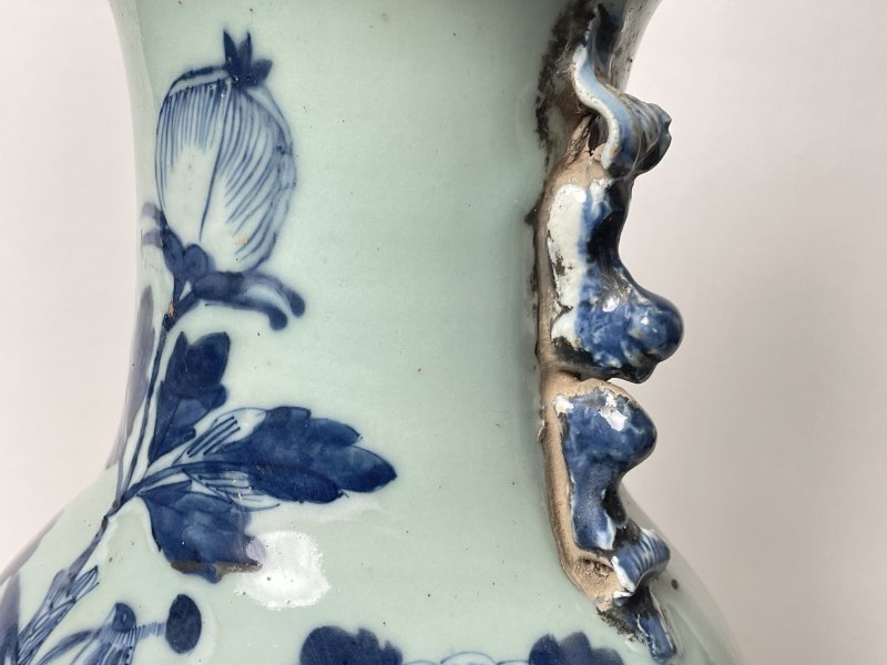清晚期 150件青花花鸟纹嫁妆瓶 - 图7