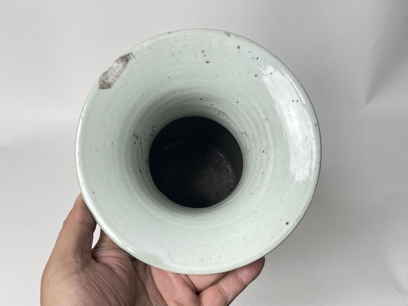 清晚期 150件青花凤穿花嫁妆瓶 - 图11