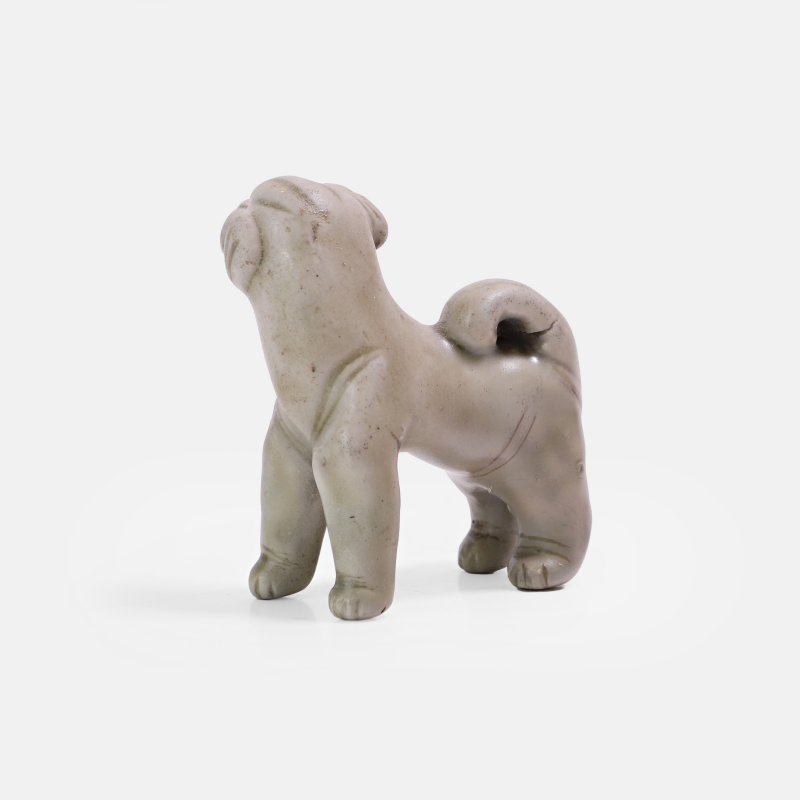 宋 绿釉狗 | A Chinese celadon-glazed figure Song dynasty (960-1279), of a dog