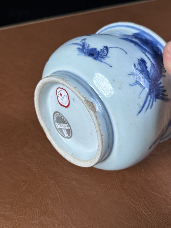 明崇祯 明 青花凤纹炉 - 图11