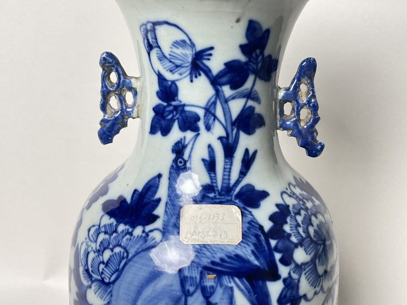 清晚期 150件青花花鸟纹嫁妆瓶 - 图7
