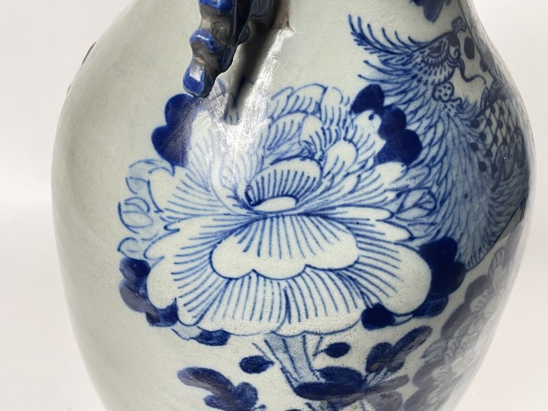 清晚期 150件青花花鸟纹嫁妆瓶 - 图5
