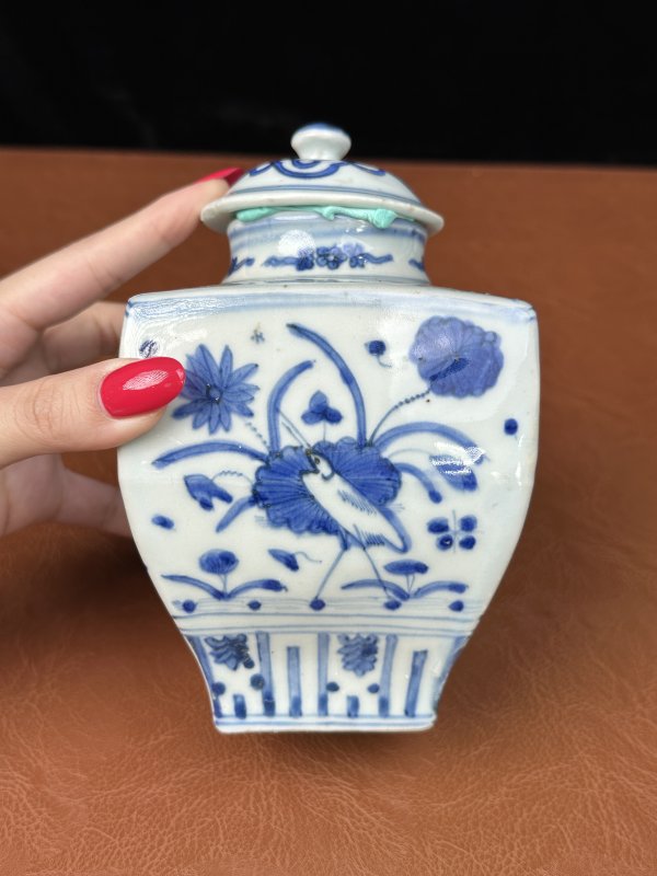 明嘉靖 青花福禄万代一组 - 图18