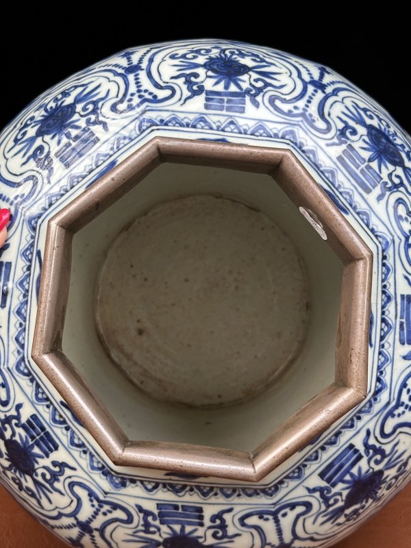 明嘉靖 青花云凤纹大罐 - 图10