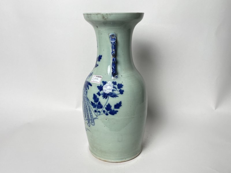 清晚期 150件青花双凤纹嫁妆瓶 - 图2