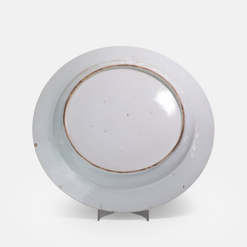 清十八世纪 外销青花婴戏图大盘 | A large Chinese export blue and white charger 18th century, of circular form - 图2