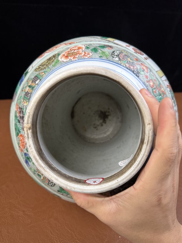 清康熙 五彩人物水浒传将军罐 - 图10
