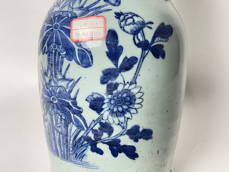 清晚期 150件青花花卉纹嫁妆瓶 - 图7