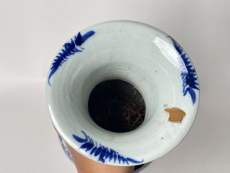 清晚期 150件青花花鸟纹嫁妆瓶 - 图9