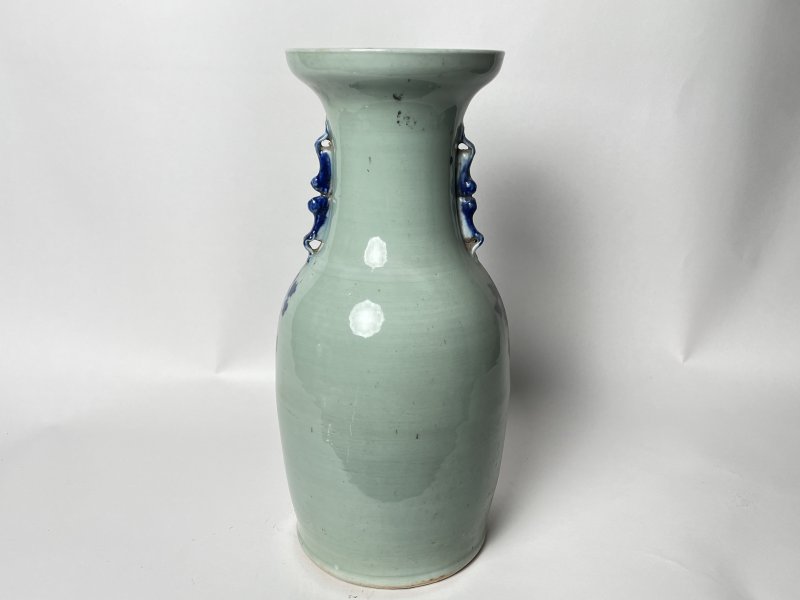 清晚期 150件青花双凤纹嫁妆瓶 - 图3