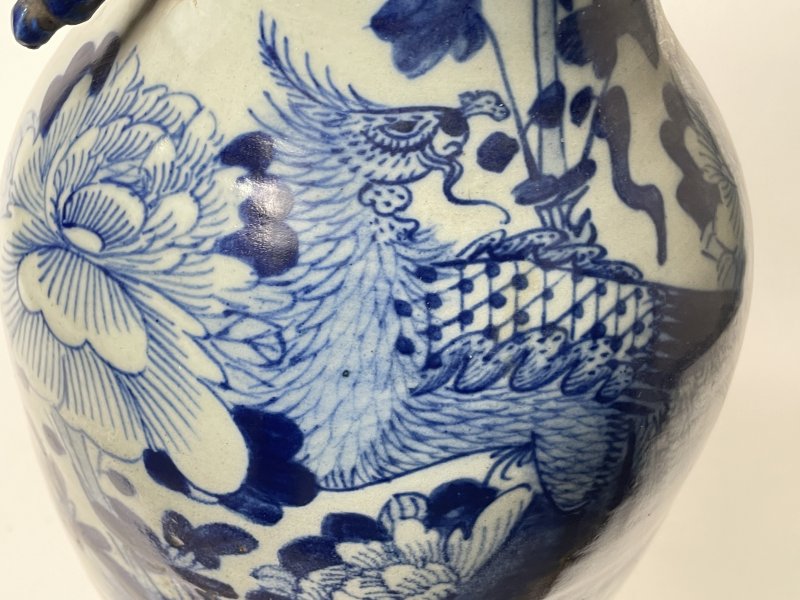 清晚期 150件青花花鸟纹嫁妆瓶 - 图7