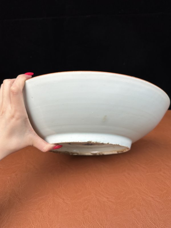 清顺治 青花麒麟芭蕉大盘 - 图11
