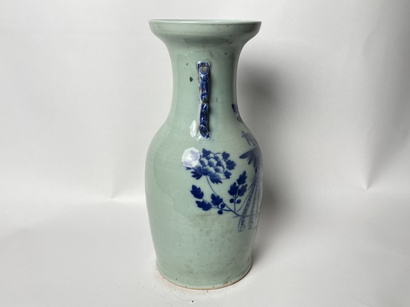 清晚期 150件青花双凤纹嫁妆瓶 - 图4