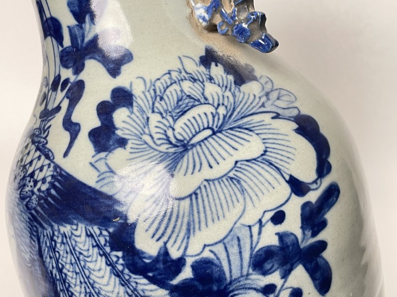清晚期 150件青花花鸟纹嫁妆瓶 - 图8