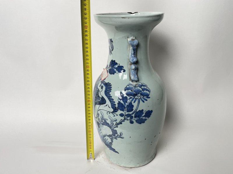 清晚期 150件青花凤穿花嫁妆瓶 - 图15