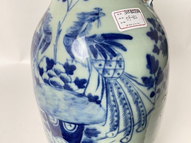 清晚期 150件青花双凤纹嫁妆瓶 - 图6