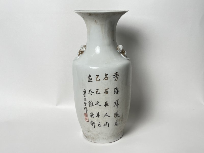 民国 150件粉彩黛玉葬花嫁妆瓶 - 图3