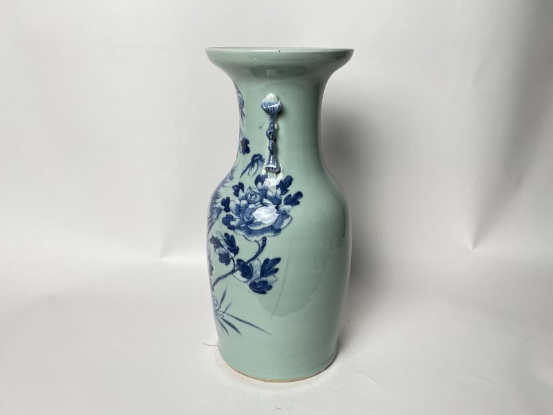 清晚期 150件青花凤穿花嫁妆瓶 - 图2